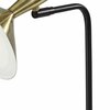 Homeroots 7 x 13 x 21.75 in. Black Metal LED Desk Lamp 372887